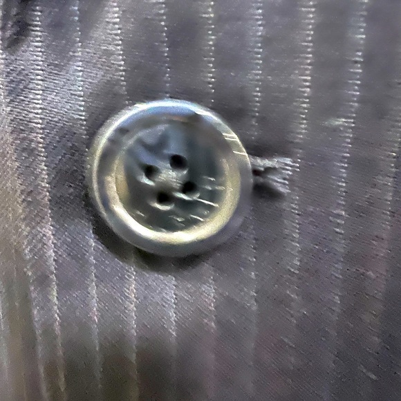 TOMMY HILFIGER PINSTRIPE SUIT BLUE MEN 40S/37W/28L - Picture 6 of 9